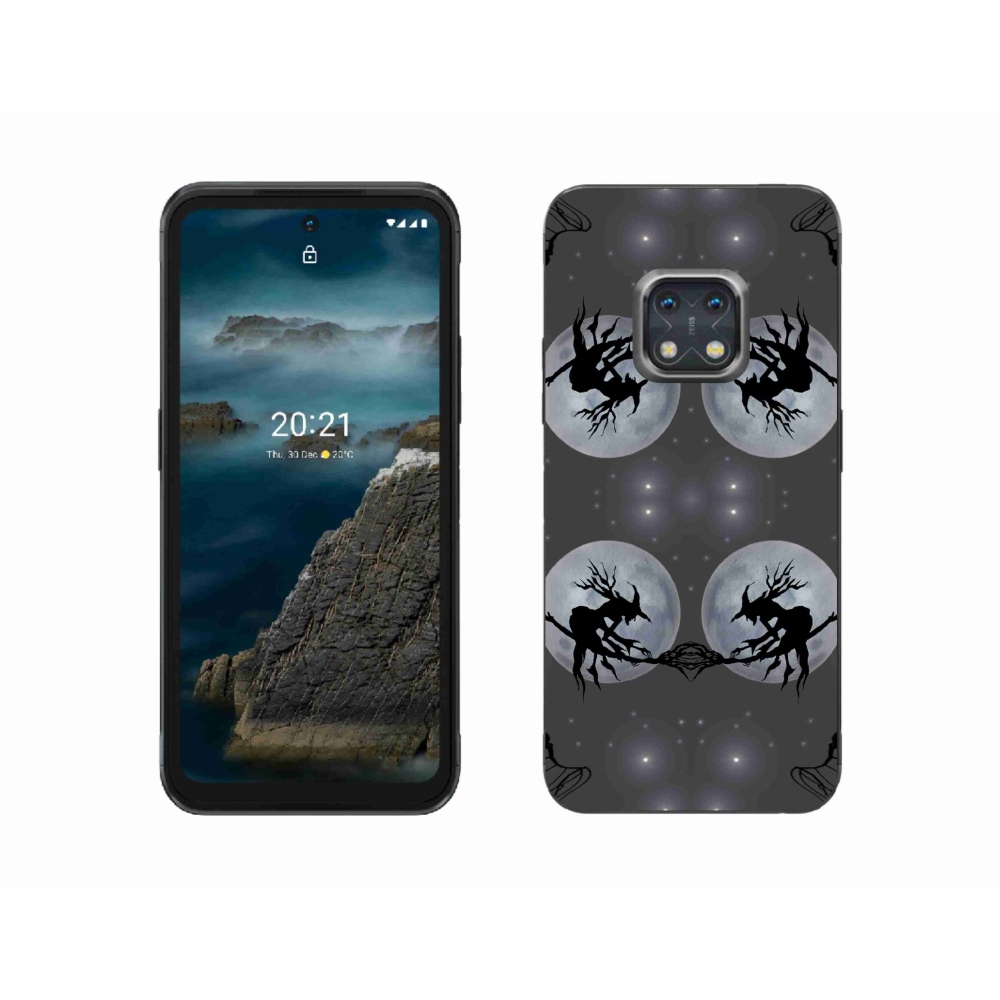 Gelový kryt mmCase na Nokia XR20 - abstraktní motiv 3