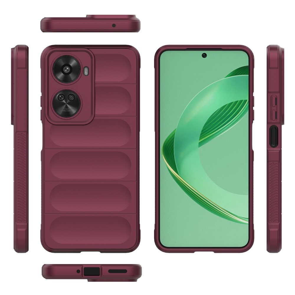 Rugg odolný gelový obal na Huawei Nova 12 SE - vínový