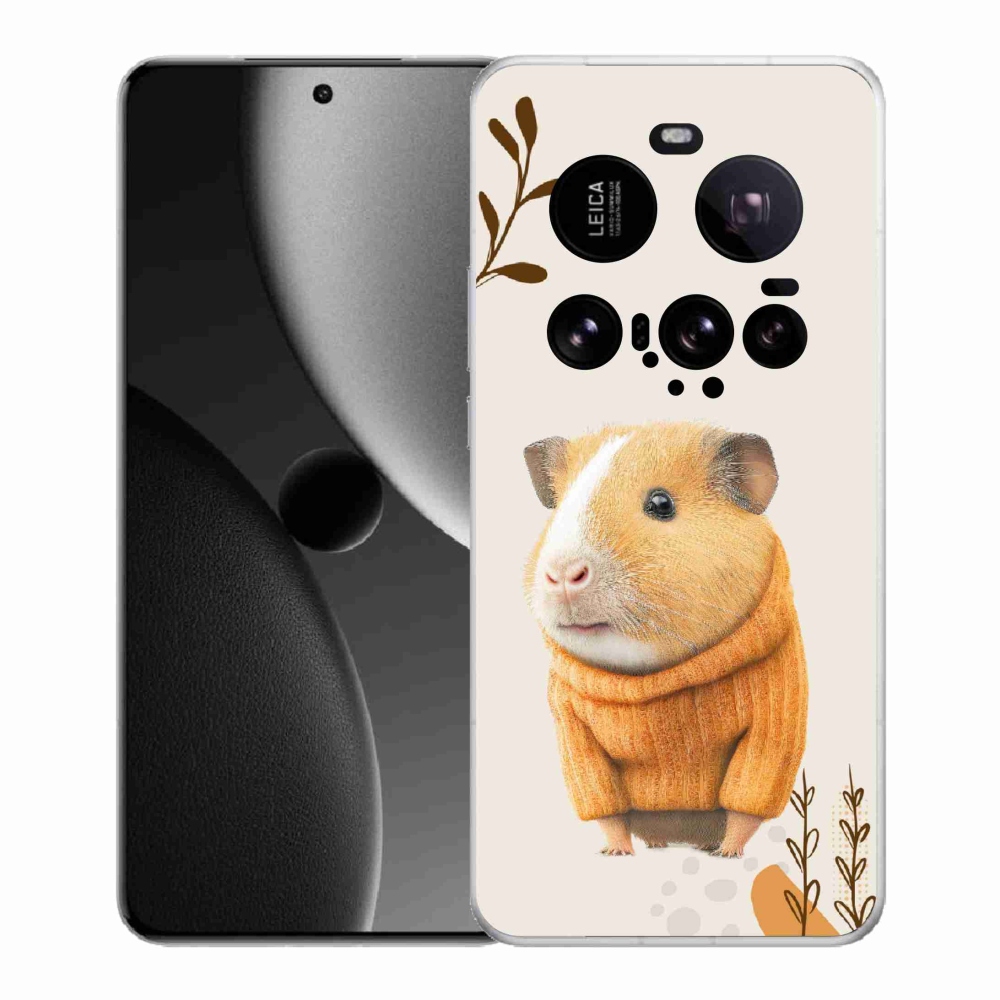 Gelový kryt mmCase na Xiaomi 15 Ultra - morče ve svetru