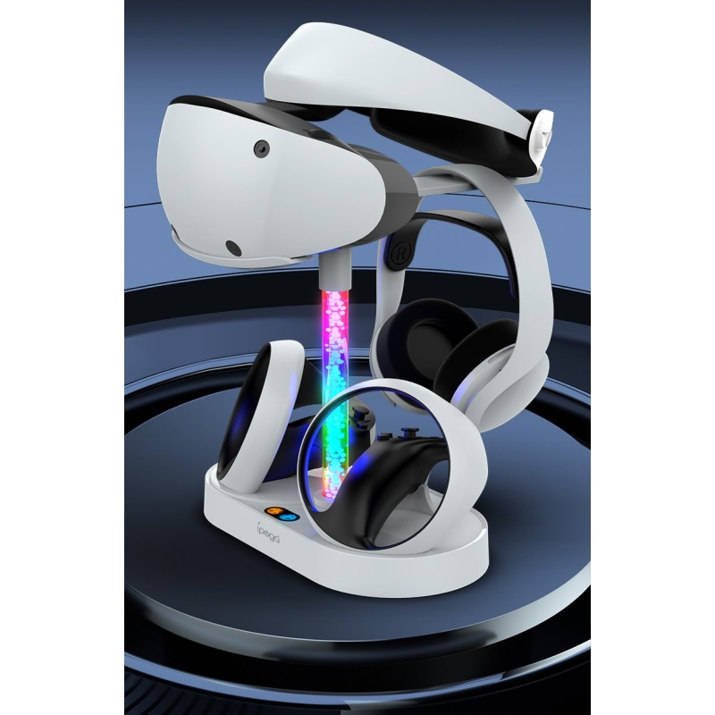 iPega P5 V001 Multifunkční Nabíjecí Stojan pro PS VR2