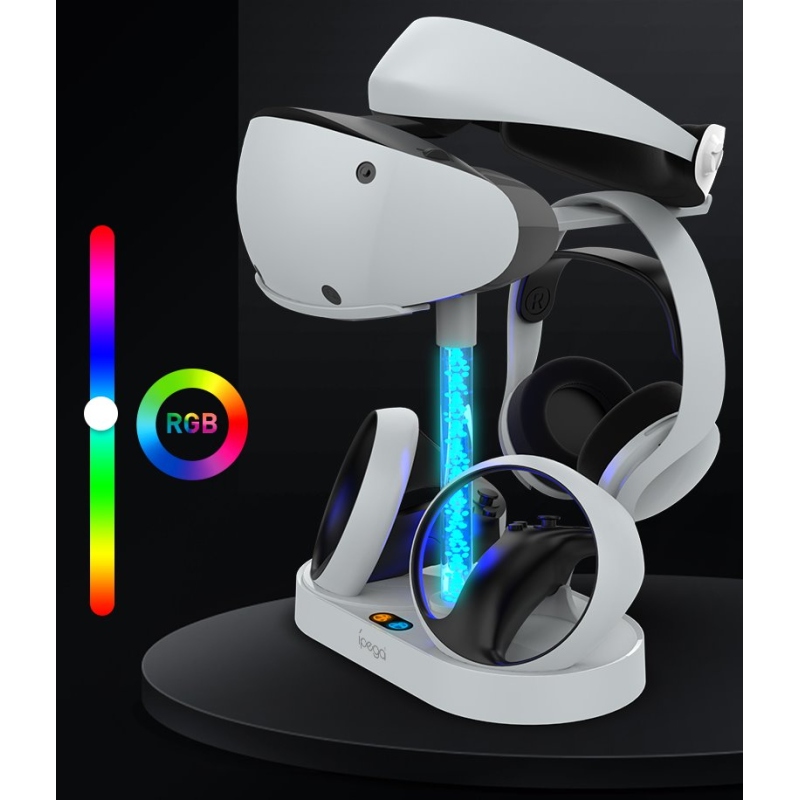 iPega P5 V001 Multifunkční Nabíjecí Stojan pro PS VR2