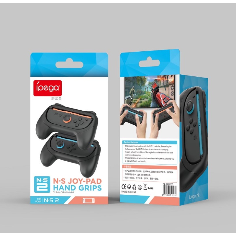 iPega SW2055D Grip pro JoyCon Ovladače Nintendo Switch 2 Black