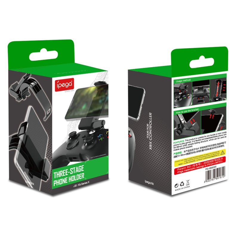 iPega XBS005 Vysunovací Držák Telefonu pro Xbox Series X Controller