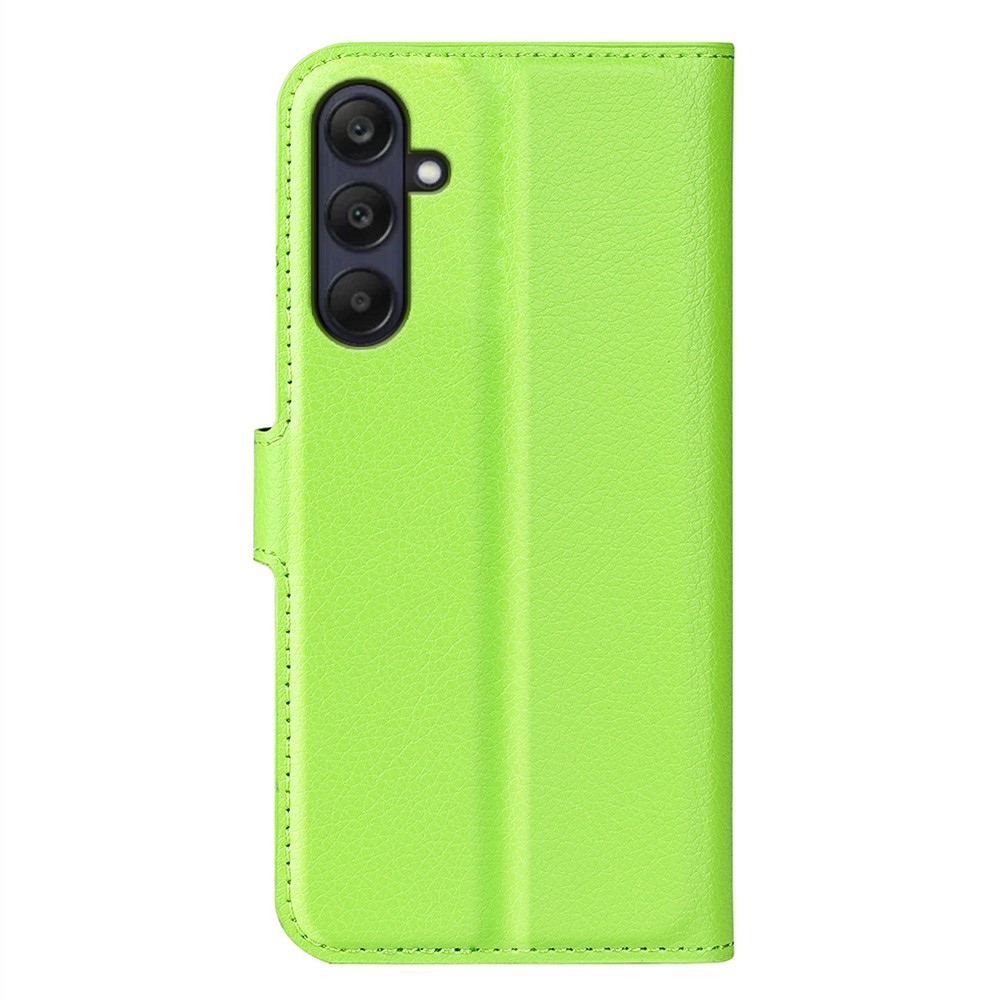 Litchi knížkové pouzdro na Samsung Galaxy A26 5G - zelené