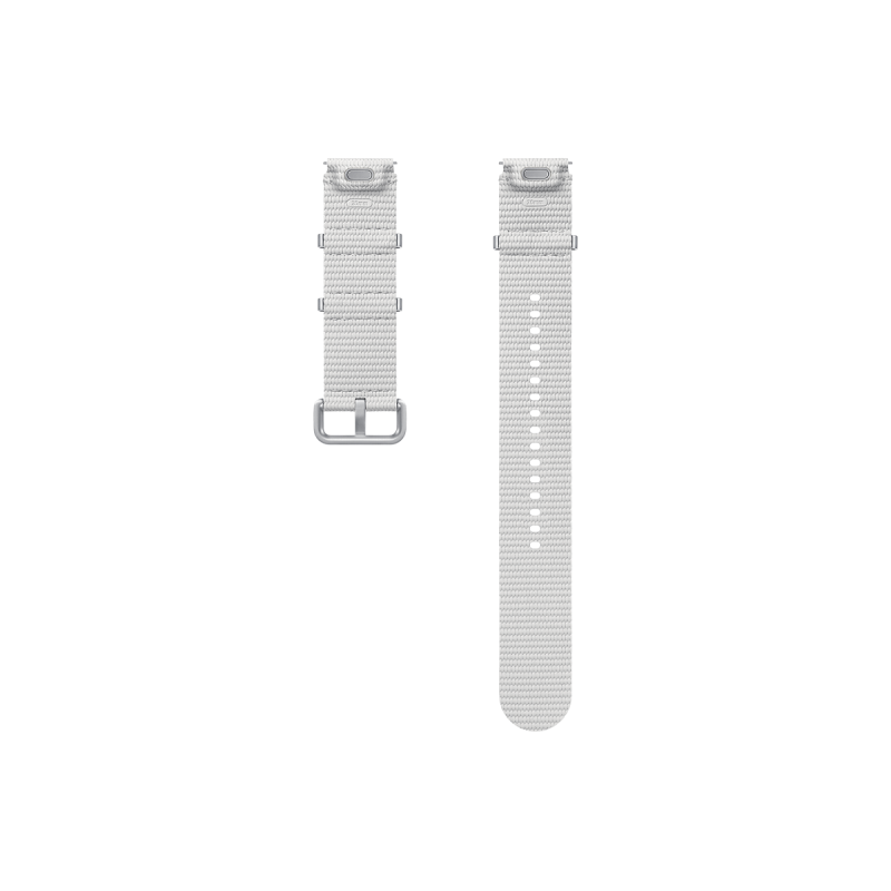 ET-SOL31LSE Samsung Galaxy Watch 4/5/6/7 Stylový Sportovní Řemínek 20mm M/L Silver
