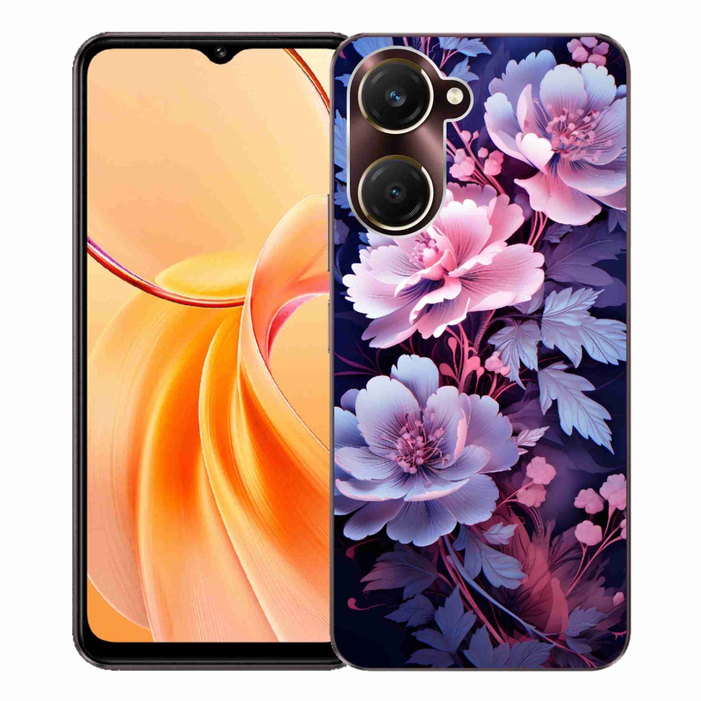 Gelový kryt mmCase na Vivo Y28s 5G - květiny 11