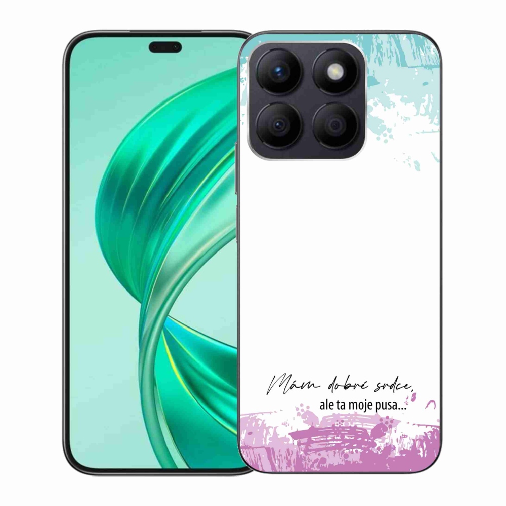 Gelový kryt mmCase na Honor X8b - vtipný text 3 bílé pozadí