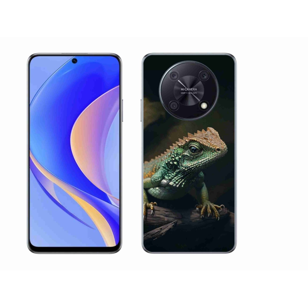 Gelový kryt mmCase na Huawei Nova Y90 - ještěr