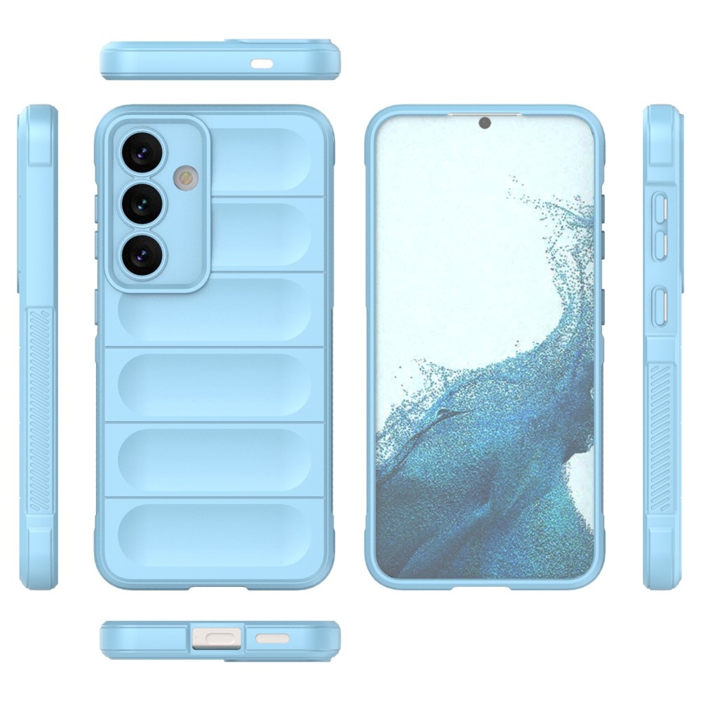 Rugg odolný gelový obal na Samsung Galaxy S24 - světlemodrý