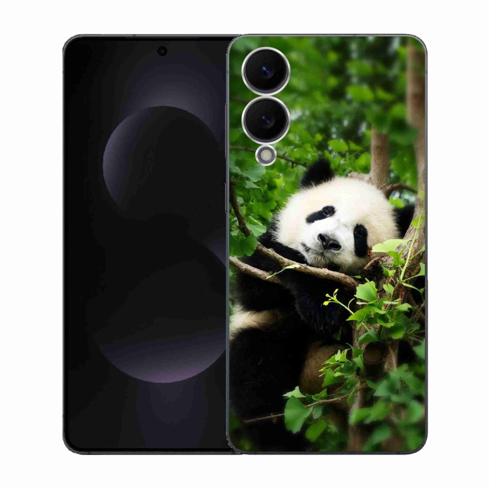 Gelový kryt mmCase na Samsung Galaxy S25 Edge - panda