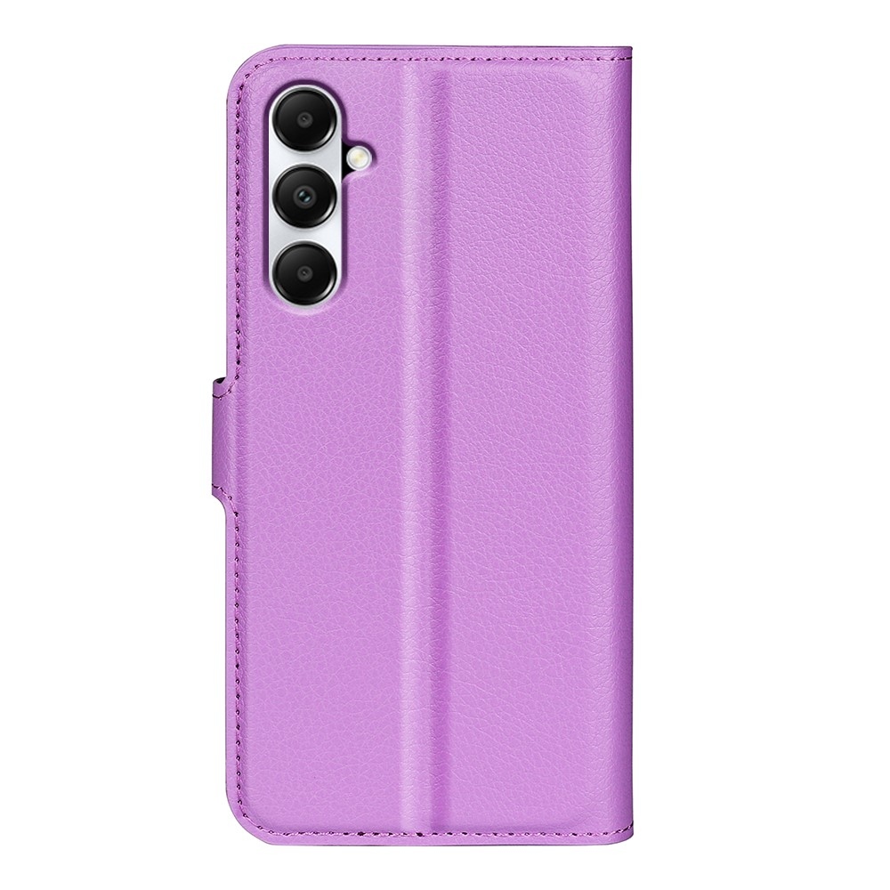 Litchi knížkové pouzdro na Samsung Galaxy A05s - fialové