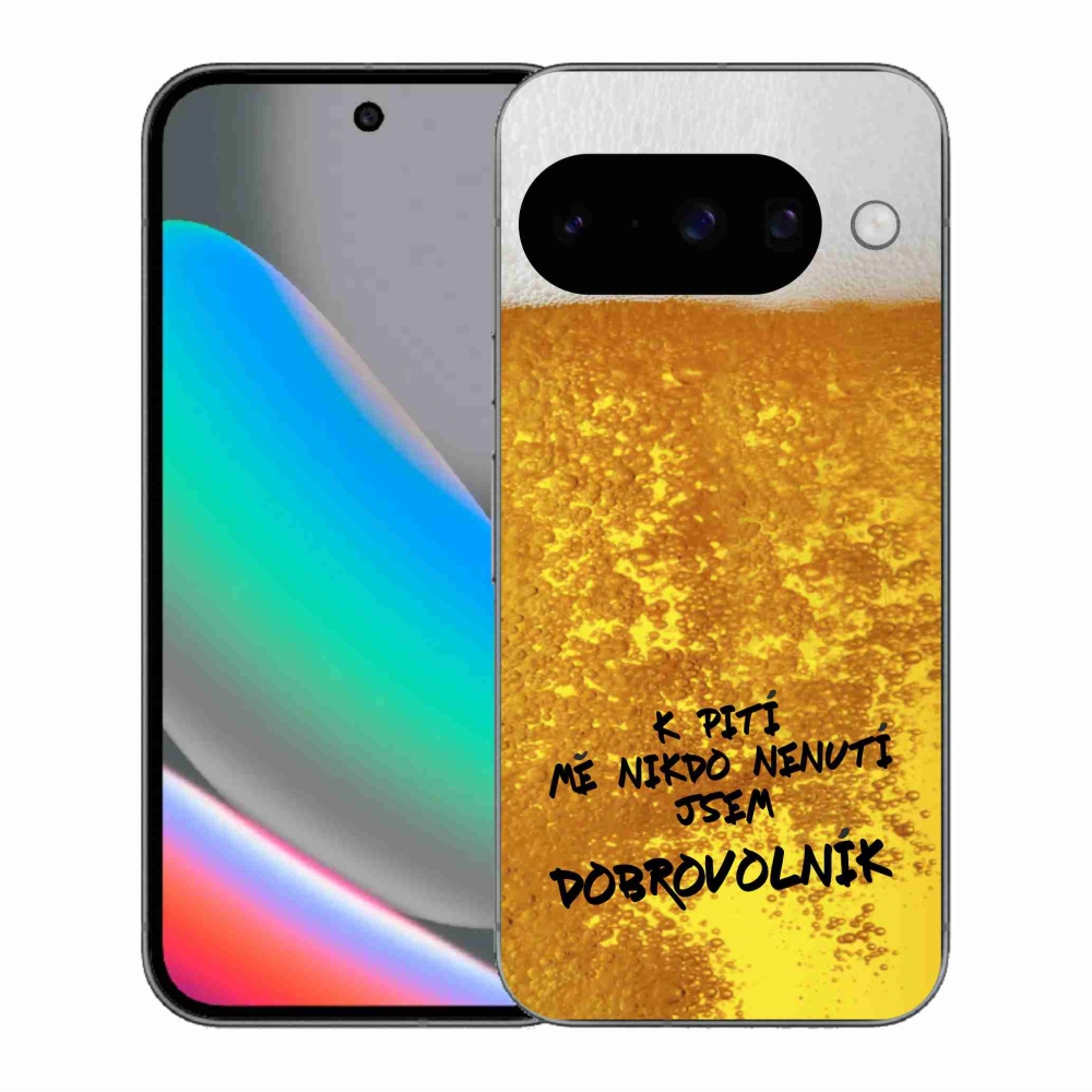 Gelový kryt mmCase na Google Pixel 10 - pivní motiv 4