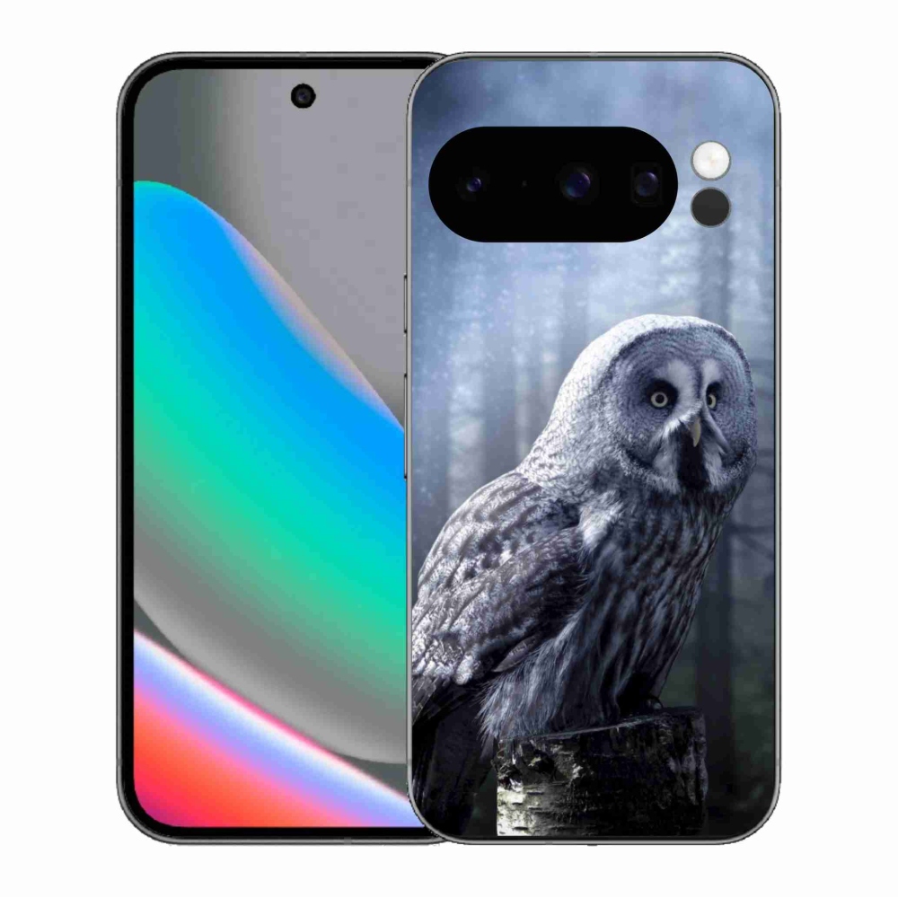 Gelový kryt mmCase na Google Pixel 10 Pro - sova