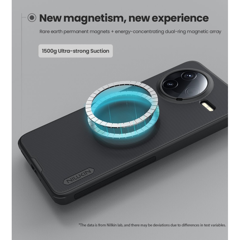 Nillkin Super Frosted PRO Magnetic Zadní Kryt pro Poco F7 Pro Black