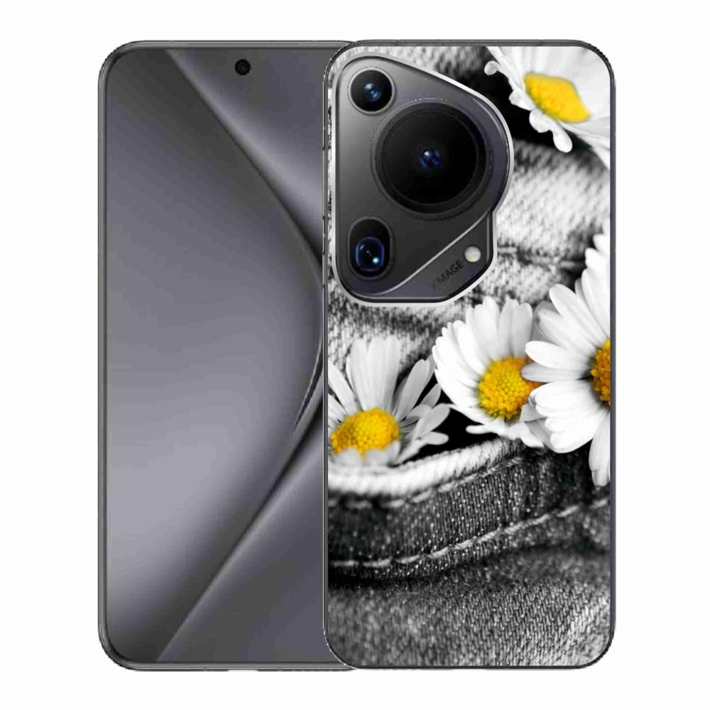 Gelový obal mmCase na Huawei Pura 70 Ultra - kopretiny