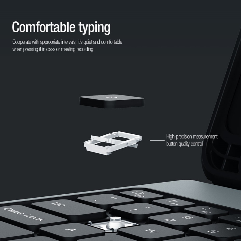 Nillkin Bumper Combo Keyboard Case (Backlit Version) pro Samsung Tab S9 Black