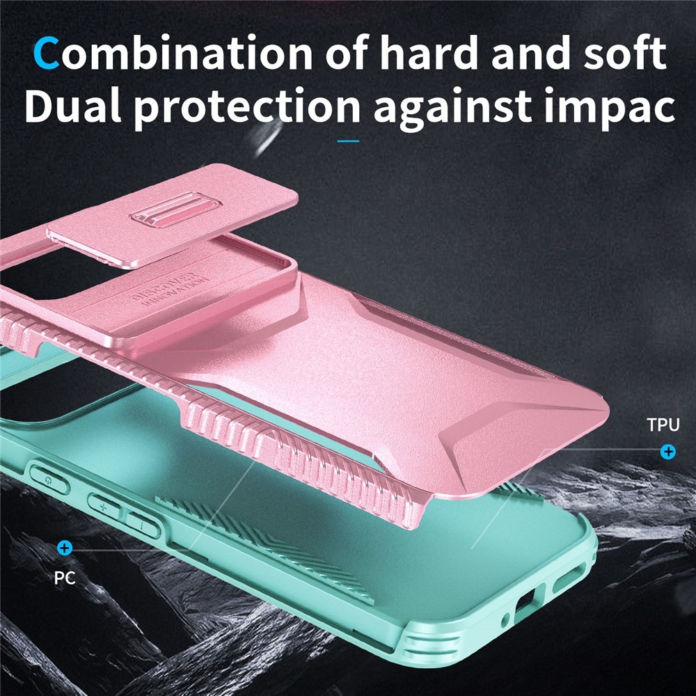 Lid odolný kryt na Google Pixel 10 Pro XL - růžový/modrozelený