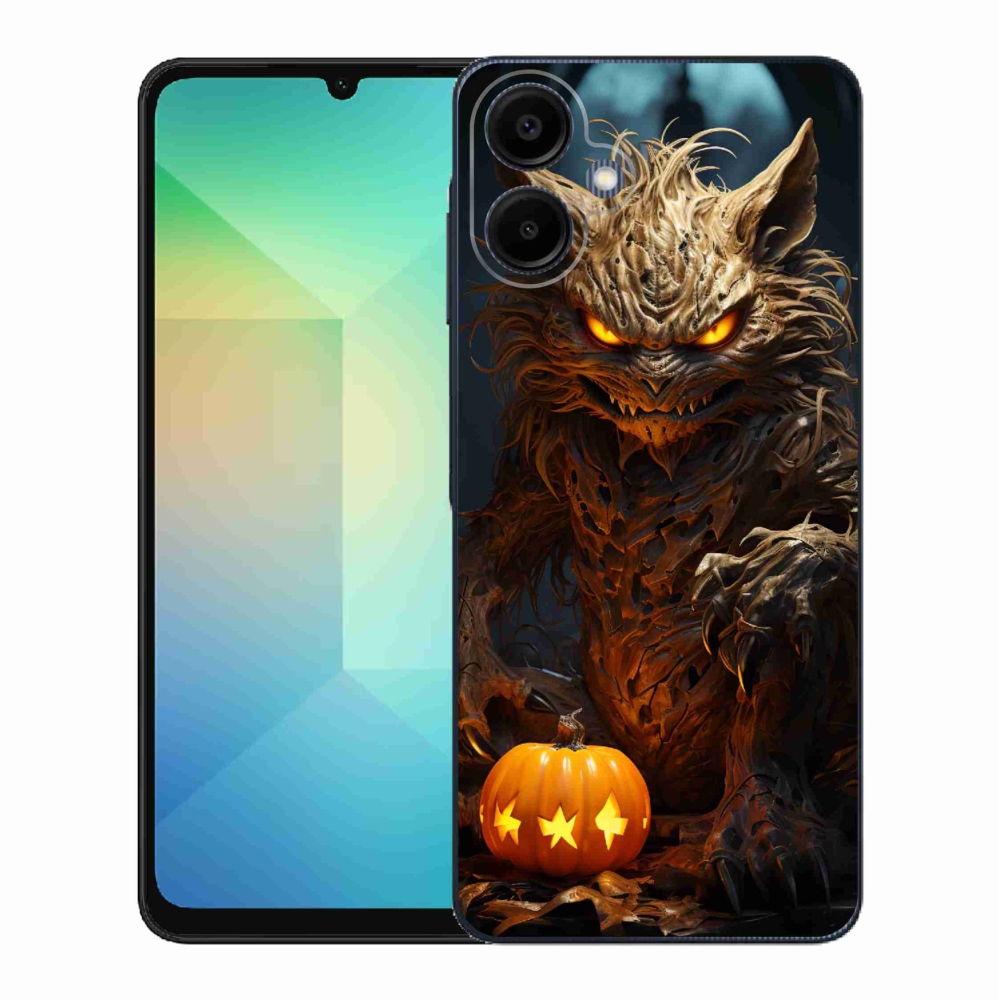 Gelový kryt mmCase na Samsung Galaxy A06 4G - halloweenská příšera