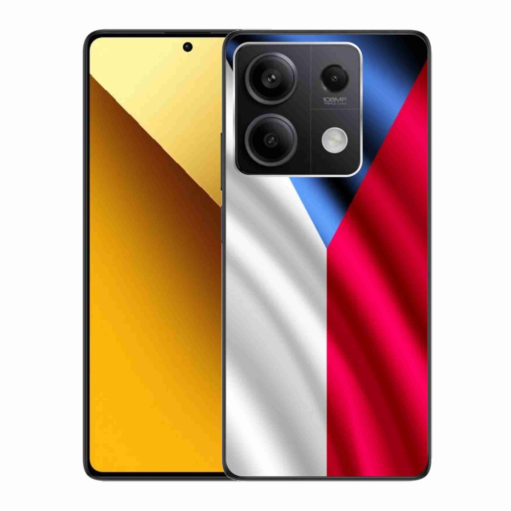 Gelový kryt mmCase na Xiaomi Redmi Note 13 5G - česká vlajka