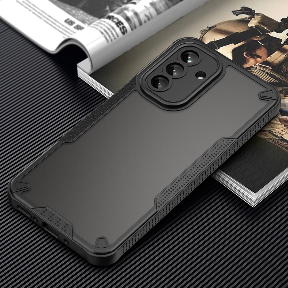 Frosted odolný kryt na Samsung Galaxy A26 5G - černý