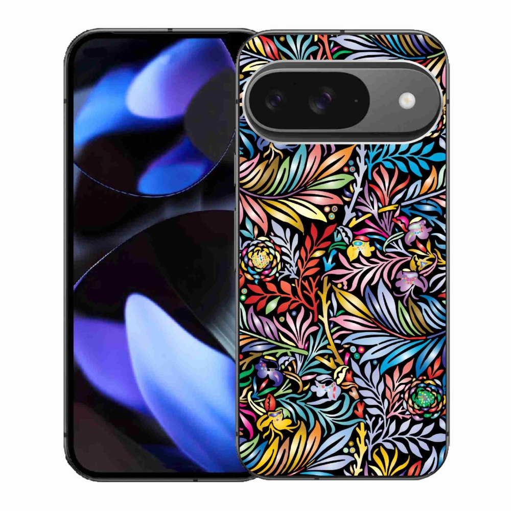 Gelový kryt mmCase na Google Pixel 9/9 Pro - květiny 5