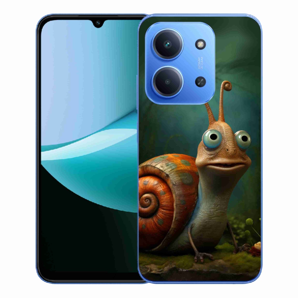 Gelový kryt mmCase na Xiaomi Redmi 15C 4G/5G (173mm) - šnek