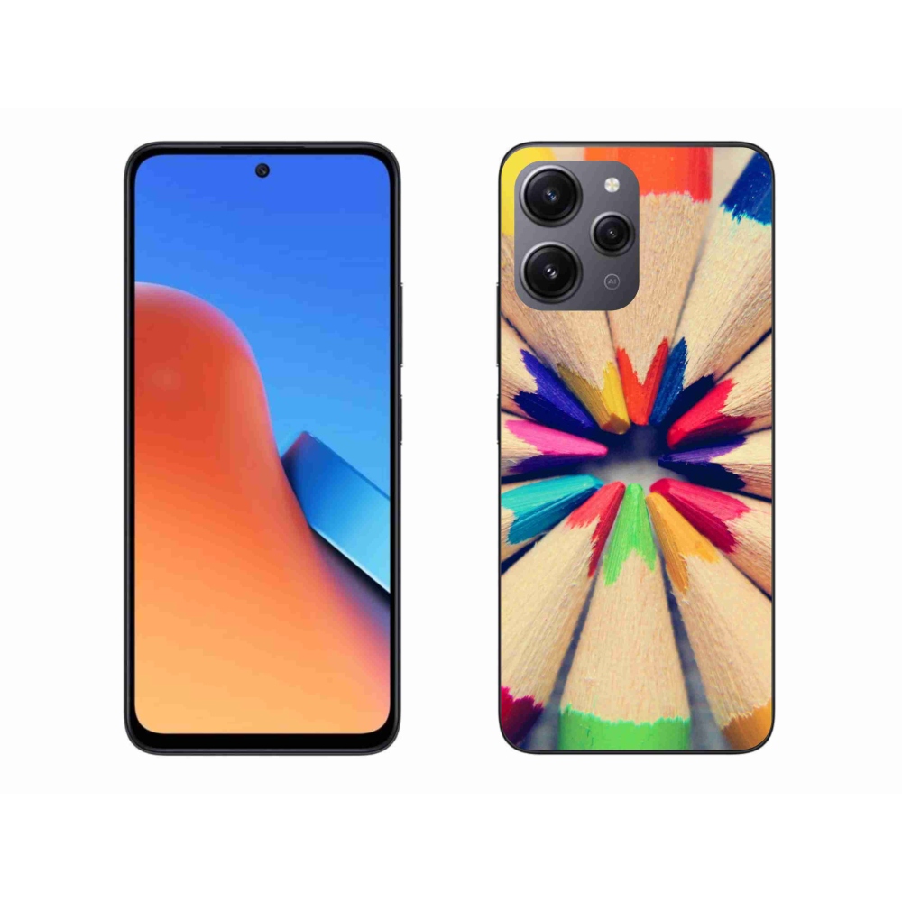 Gelový kryt mmCase na Xiaomi Redmi 12 - pastelky 