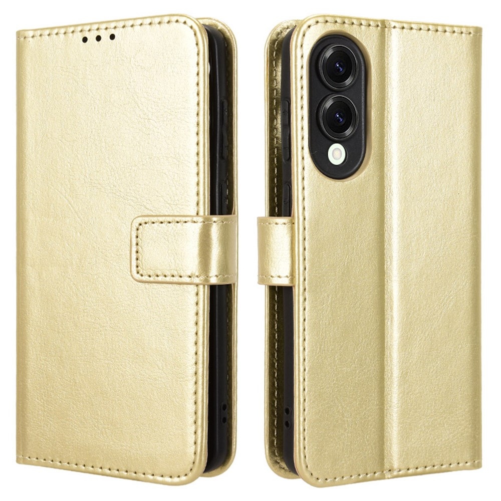 Crazy knížkové pouzdro na Samsung Galaxy S25 Edge - zlaté