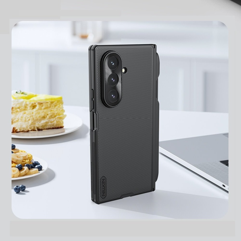 Nillkin Super Frosted FOLD Pen Slot Zadní Kryt pro Samsung Galaxy Z Fold 7 Black