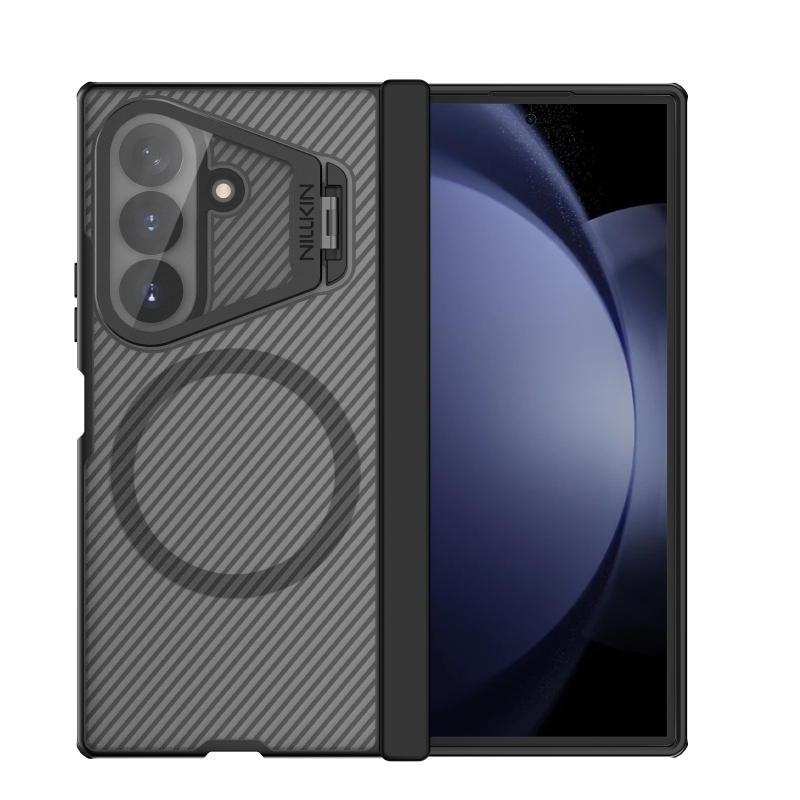 Nillkin CamShield Prop Magnetic (Transparent Lens) Zadní Kryt pro Samsung Galaxy Z Fold 8 Ultra Transparent Black