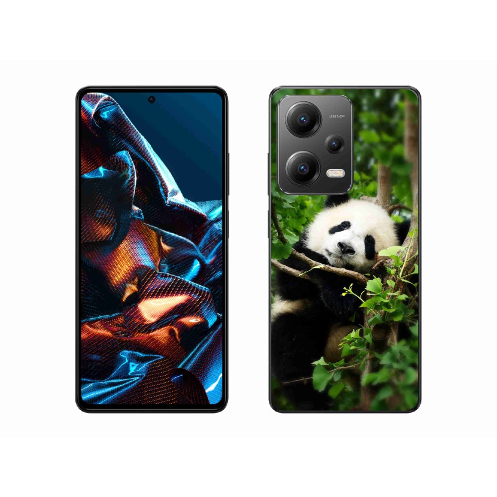 Gelový kryt mmCase na mobil Xiaomi Redmi Note 12 Pro 5G - panda