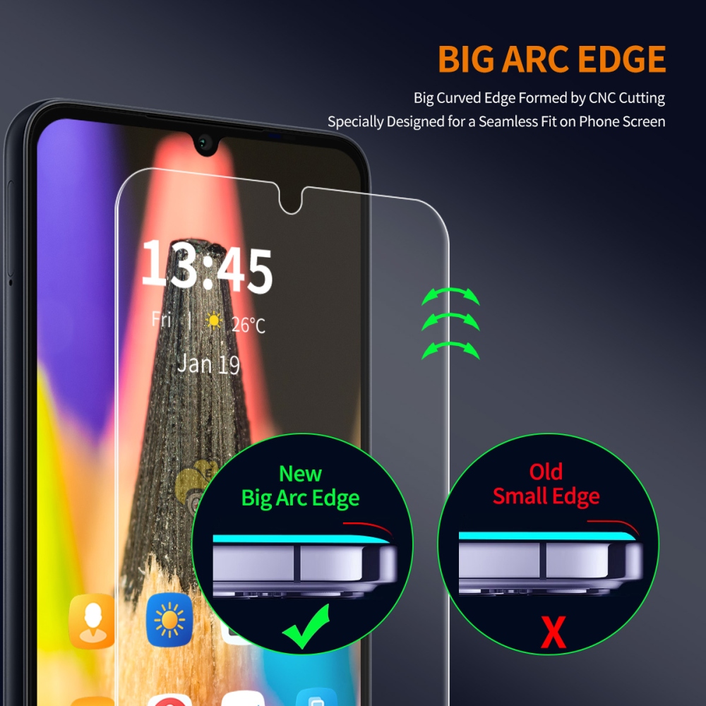ENK 9H tvrzené sklo na Xiaomi Redmi 15C 4G/5G (173mm)