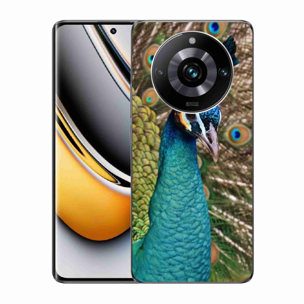 Gelový kryt mmCase na Realme 11 Pro/11 Pro+ - páv