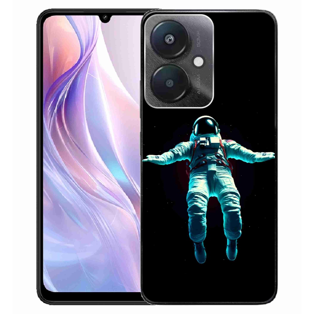 Gelový kryt mmCase na Xiaomi Redmi 13C 5G - kosmonaut