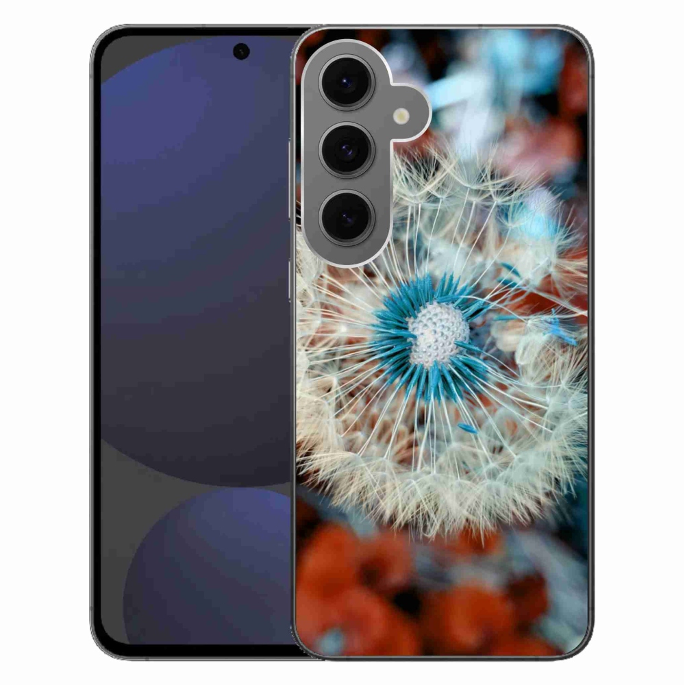 Gelový kryt mmCase na Samsung Galaxy S24 FE - odkvetlá pampeliška 1