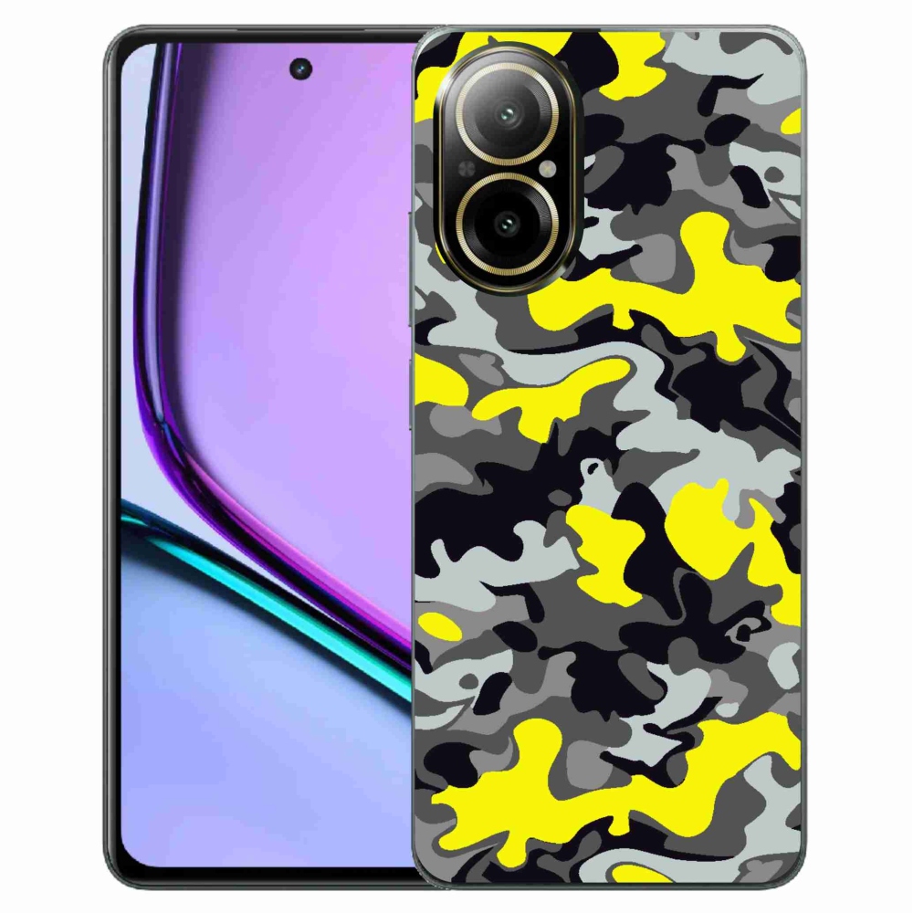 Gelový kryt mmCase na Realme C67 - maskáčový vzor 6