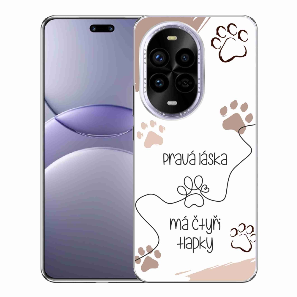 Gelový kryt mmCase na Huawei Nova 13 Pro 5G - psí motiv 1 bílé pozadí