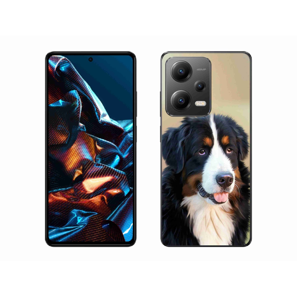 Gelový obal mmCase na mobil Xiaomi Redmi Note 12 Pro 5G - bernský salašnický pes