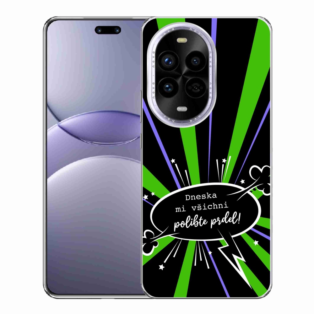 Gelový kryt mmCase na Huawei Nova 13 Pro 5G - vtipný text 15 černé pozadí
