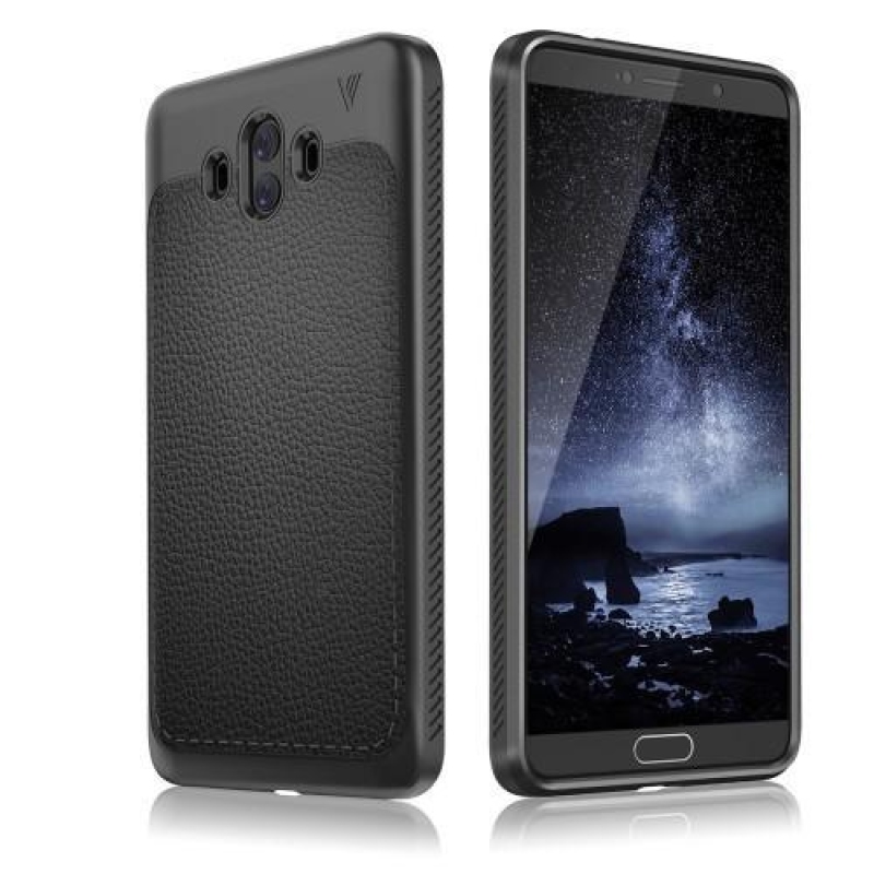 IVS odolný gelový obal s texturovanými zády na Huawei Mate 10 - černý