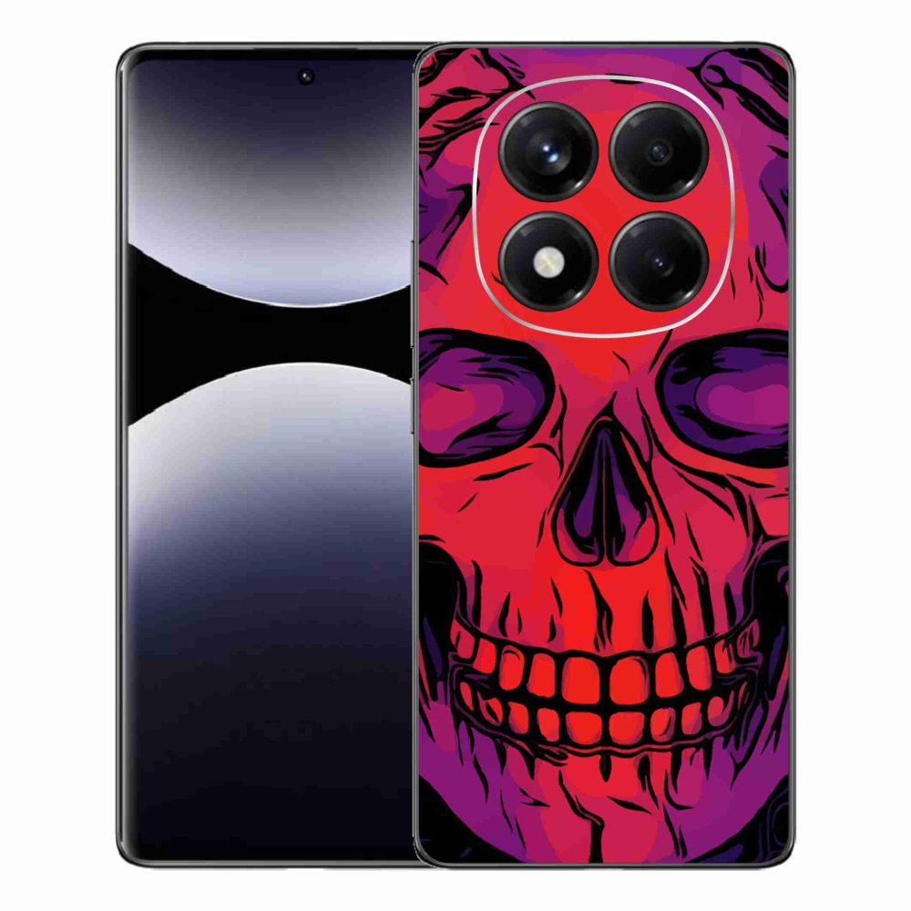 Gelový kryt mmCase na Xiaomi Redmi Note 14 Pro - lebka