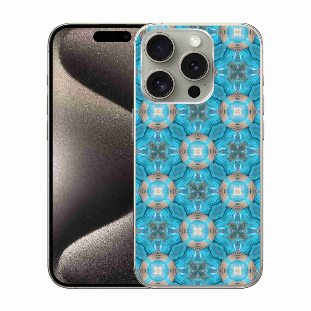 Gelový kryt mmCase na iPhone 15 Pro - abstraktní motiv 12