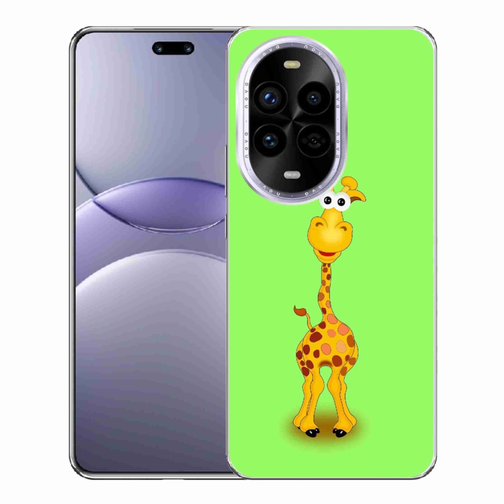 Gelový kryt mmCase na Huawei Nova 13 Pro 5G - kreslená žirafa