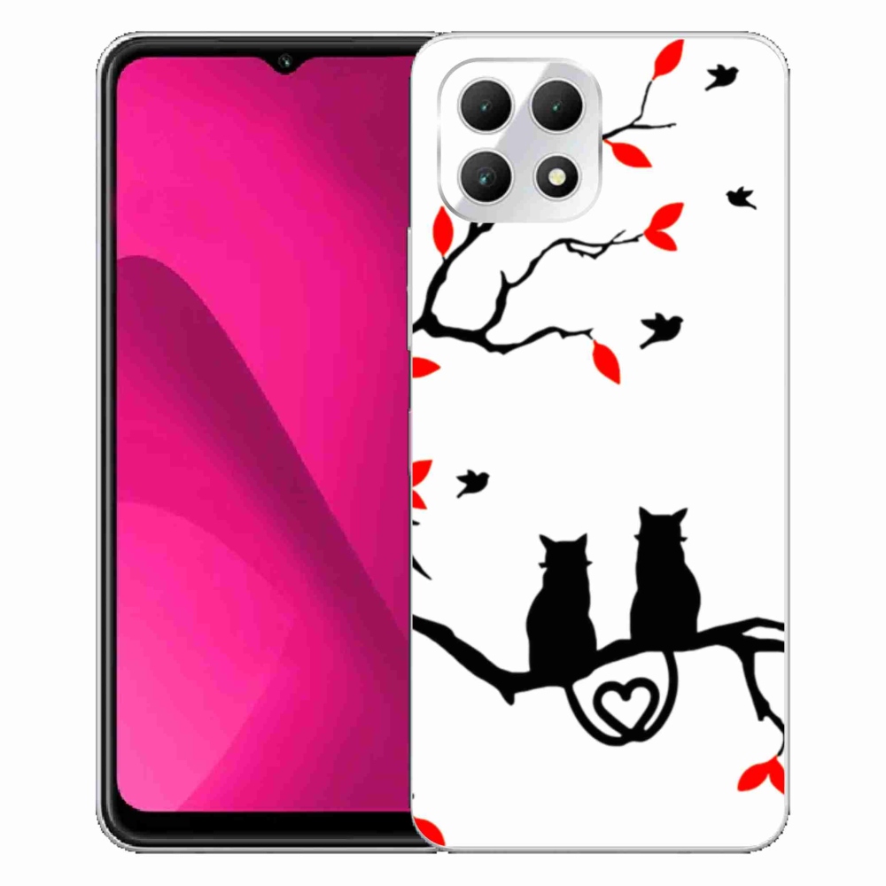 Gelový kryt mmCase na T-Mobile T Phone 2 - kočičí láska