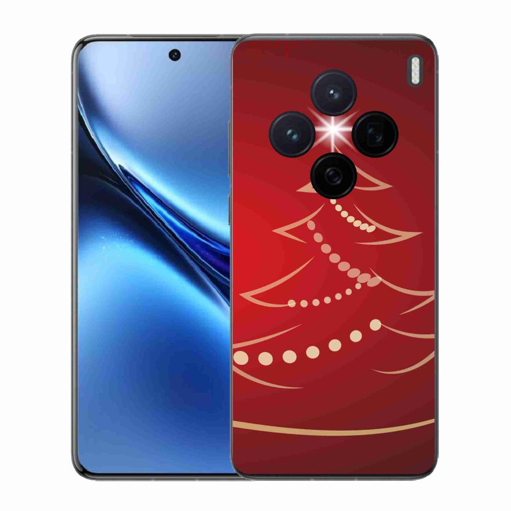 Gelový kryt mmCase na Vivo X200 5G - kreslený vánoční stromek