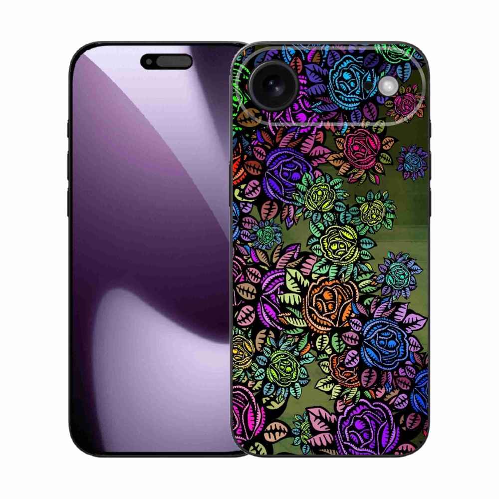 Gelový kryt mmCase na iPhone 17 Air - květiny 6