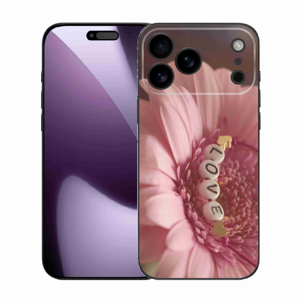 Gelový kryt mmCase na iPhone 17 Pro Max - přívěsek love
