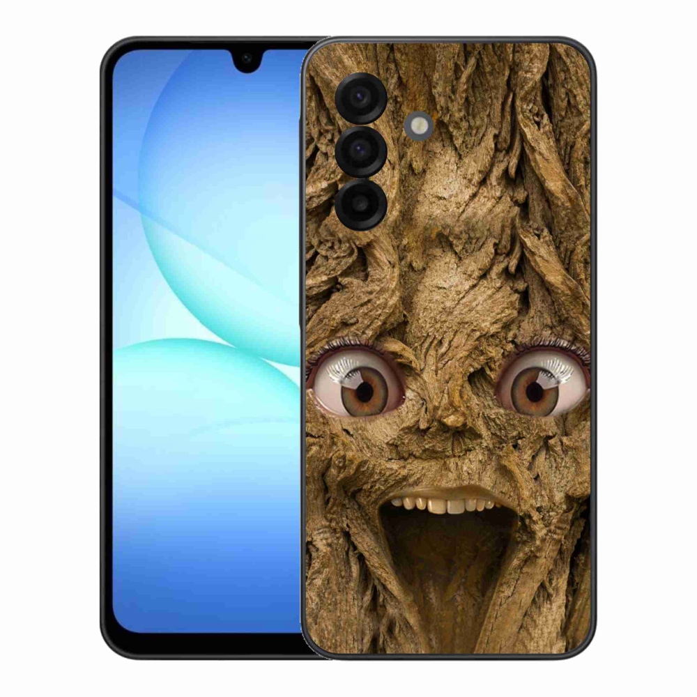 Gelový kryt mmCase na Samsung Galaxy A17 4G/5G - veselý strom s očima