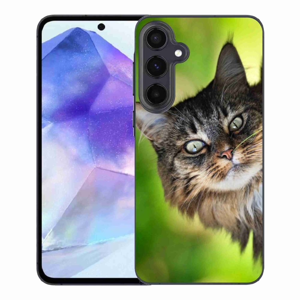 Gelový kryt mmCase na Samsung Galaxy A55 5G - kočka 3