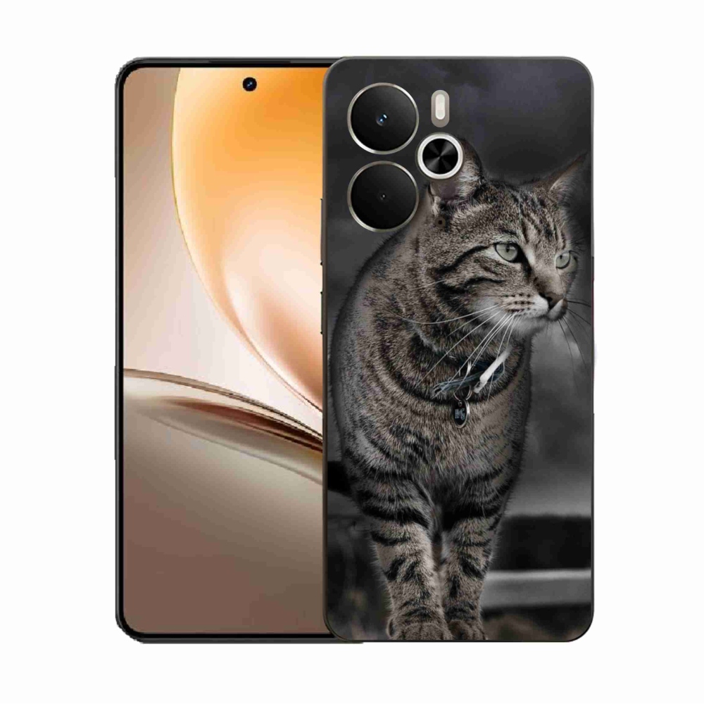 Gelový kryt mmCase na Realme 14 5G - kočka